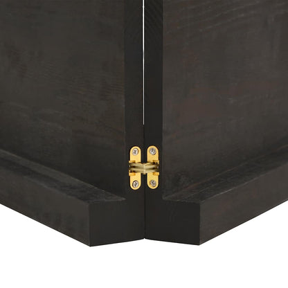 Bathroom Countertop Dark Brown 120x50x(2-6) cm Treated Solid Wood