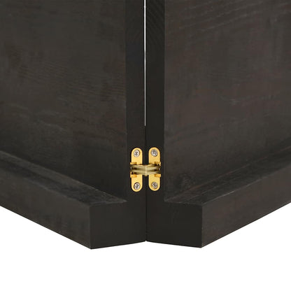 Bathroom Countertop Dark Brown 160x60x(2-6) cm Treated Solid Wood