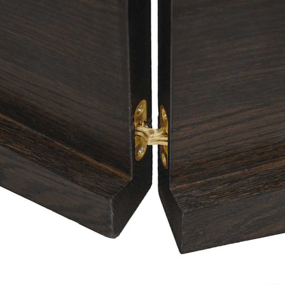 Bathroom Countertop Dark Brown 180x60x(2-4) cm Treated Solid Wood