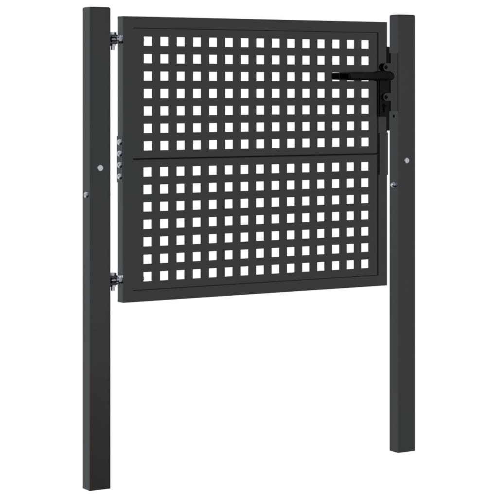 Garden Gate Anthracite 105x75 cm Steel