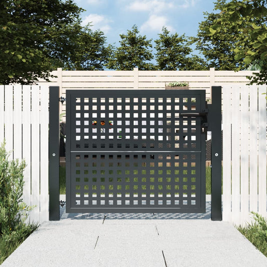 Garden Gate Anthracite 105x75 cm Steel