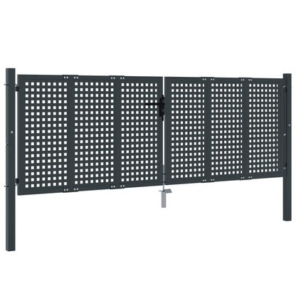 Garden Gate Anthracite 300x150 cm Steel