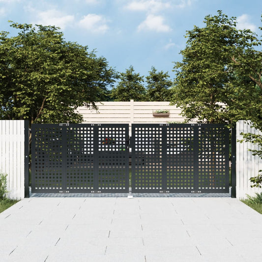 Garden Gate Anthracite 300x150 cm Steel
