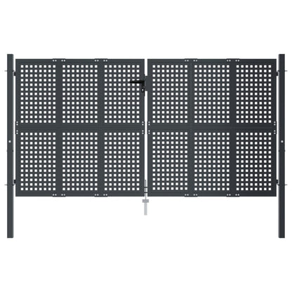 Garden Gate Anthracite 300x200 cm Steel