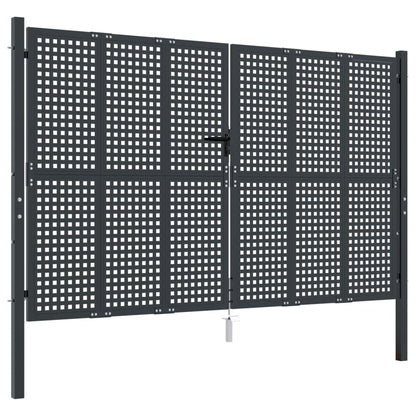 Garden Gate Anthracite 300x225 cm Steel