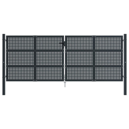 Garden Gate Anthracite 400x200 cm Steel