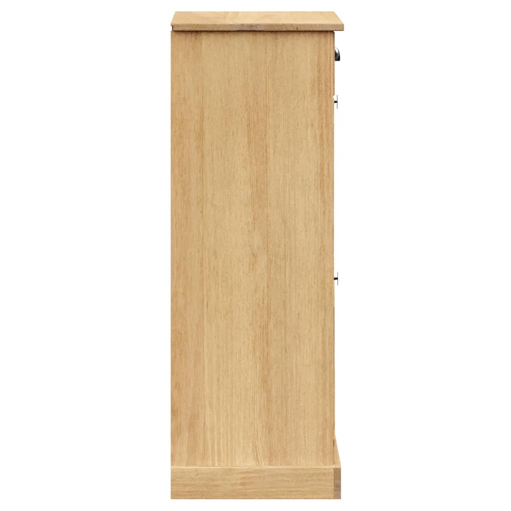 Shoe Cabinet VIGO 60x35x96 cm Solid Wood Pine