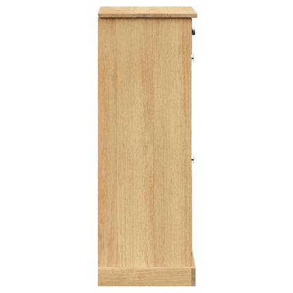 Shoe Cabinet VIGO 60x35x96 cm Solid Wood Pine