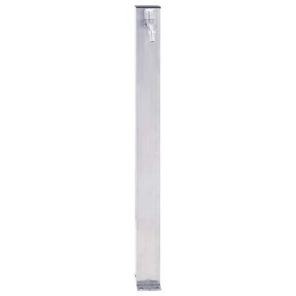Garden Water Column 40 cm Stainless Steel Square
