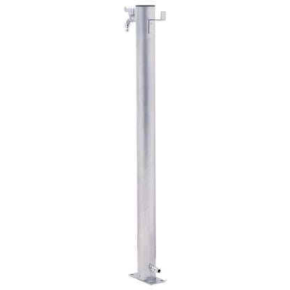 Garden Water Column 80 cm Stainless Steel Round