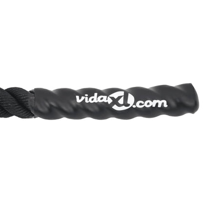 Battle Rope Black 9 m 6.8 kg Polyester