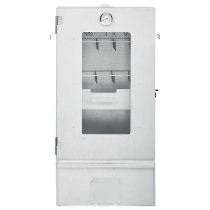 BBQ Oven Smoker with Table Galvanised Steel