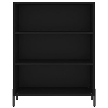Shelf Cabinet Black 69.5x32.5x90 cm Engineered Wood
