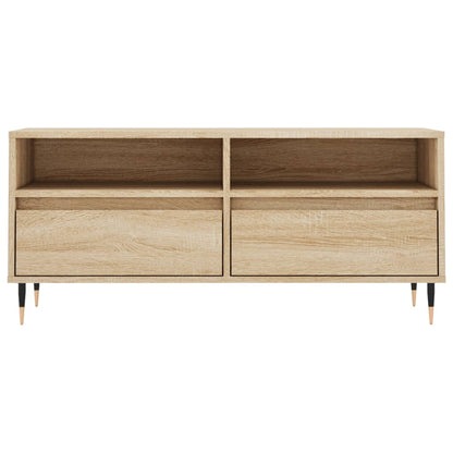TV Cabinet Sonoma Oak 100x34.5x44.5 cm Engineered Wood