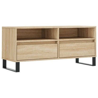TV Cabinet Sonoma Oak 100x34.5x44.5 cm Engineered Wood