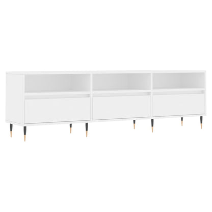 TV Cabinet White 150x30x44.5 cm Engineered Wood