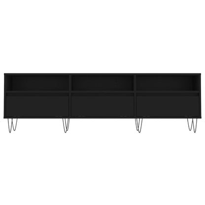 TV Cabinet Black 150x30x44.5 cm Engineered Wood