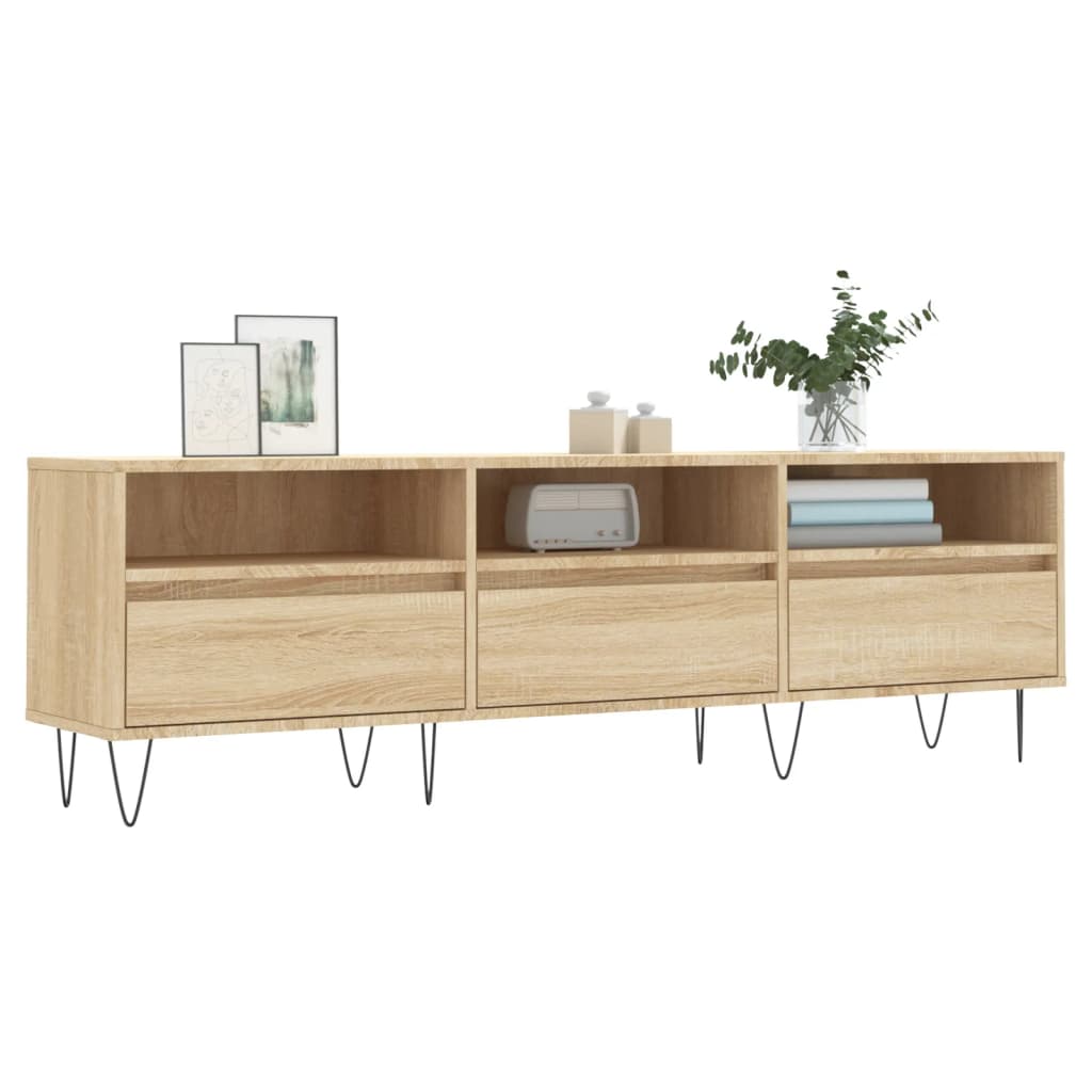 TV Cabinet Sonoma Oak 150x30x44.5 cm Engineered Wood