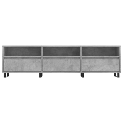 TV Cabinet Concrete Grey 150x30x44.5 cm Engineered Wood