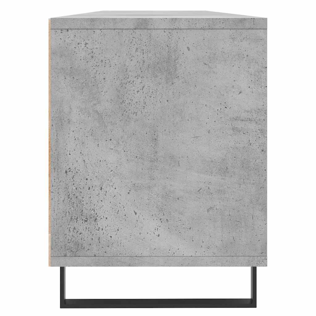 TV Cabinet Concrete Grey 150x30x44.5 cm Engineered Wood
