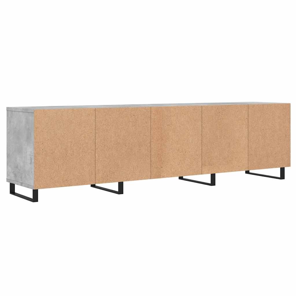 TV Cabinet Concrete Grey 150x30x44.5 cm Engineered Wood