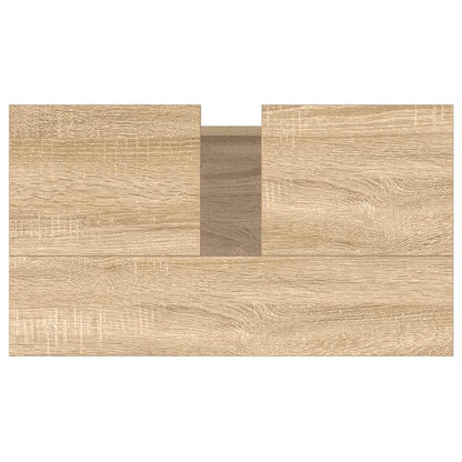 Bathroom Cabinet Sonoma Oak 58x33x60 cm Engineered Wood