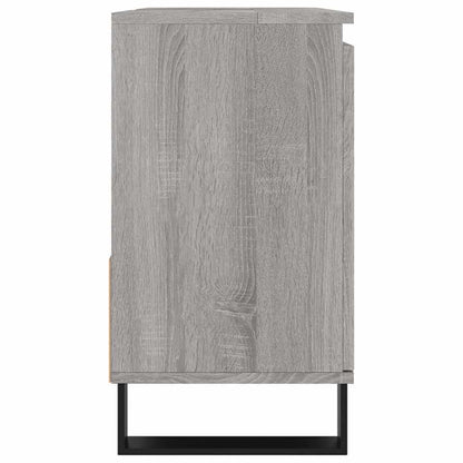 Bathroom Cabinet Grey Sonoma 65x33x60 cm Engineered Wood