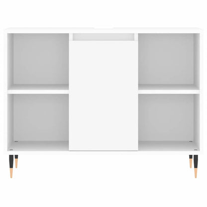 Bathroom Cabinet White 80x33x60 cm Engineered Wood
