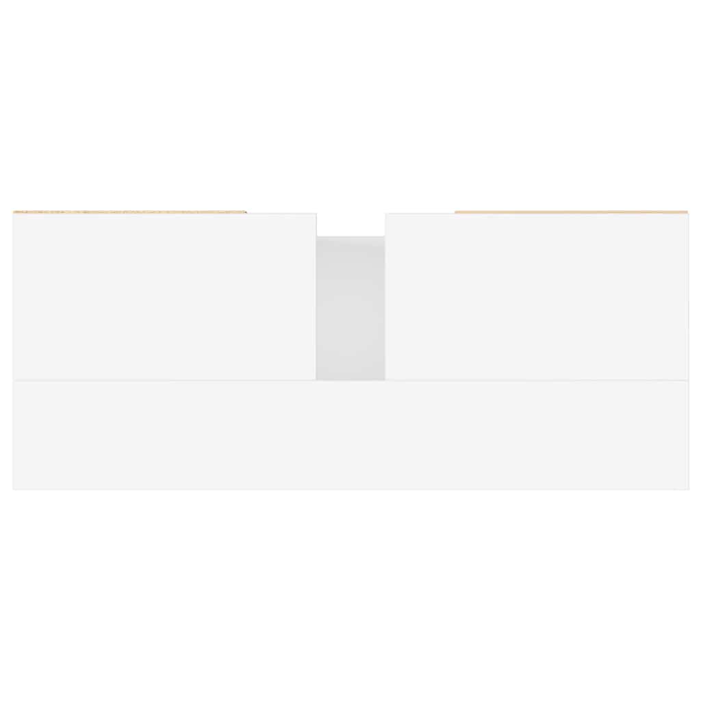 Bathroom Cabinet White 80x33x60 cm Engineered Wood