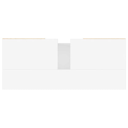 Bathroom Cabinet White 80x33x60 cm Engineered Wood
