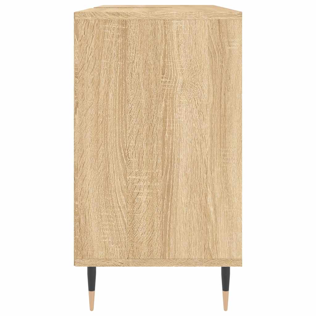 Bathroom Cabinet Sonoma Oak 80x33x60 cm Engineered Wood