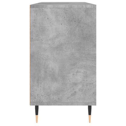 Bathroom Cabinet Concrete Grey 80x33x60 cm Engineered Wood