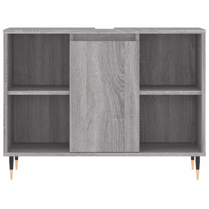 Bathroom Cabinet Grey Sonoma 80x33x60 cm Engineered Wood