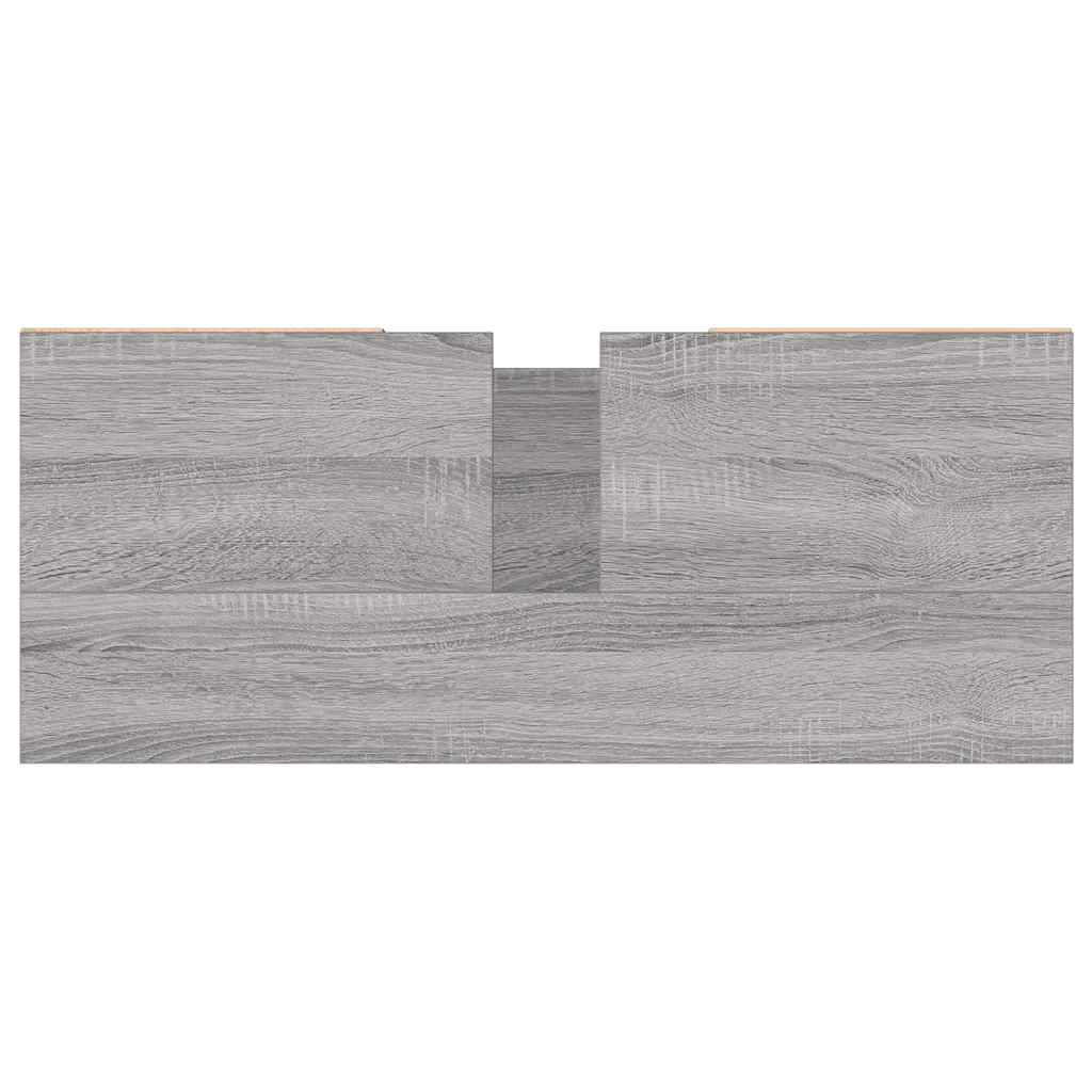 Bathroom Cabinet Grey Sonoma 80x33x60 cm Engineered Wood