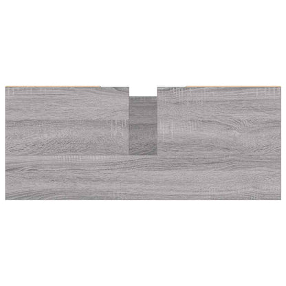 Bathroom Cabinet Grey Sonoma 80x33x60 cm Engineered Wood