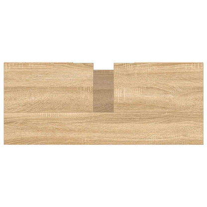 Bathroom Cabinet Sonoma Oak 80x33x60 cm Engineered Wood