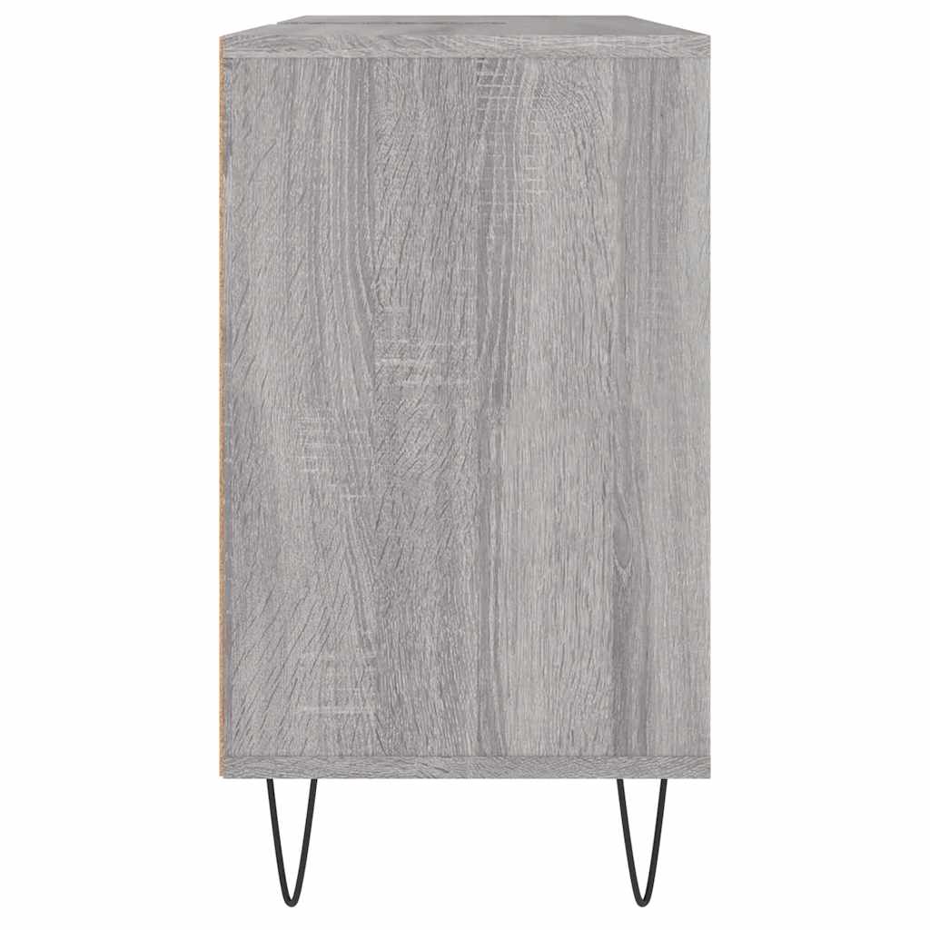 Bathroom Cabinet Grey Sonoma 80x33x60 cm Engineered Wood