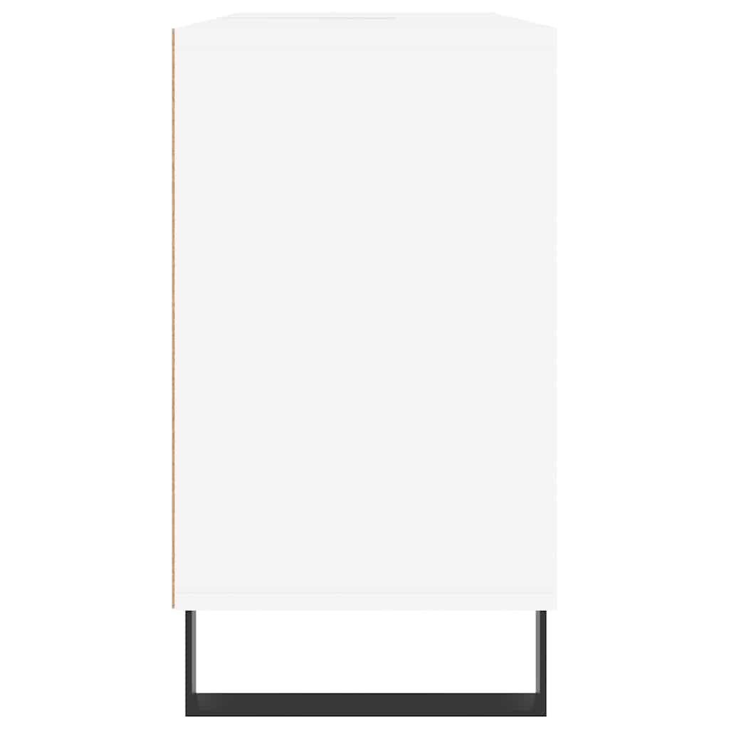 Bathroom Cabinet White 80x33x60 cm Engineered Wood