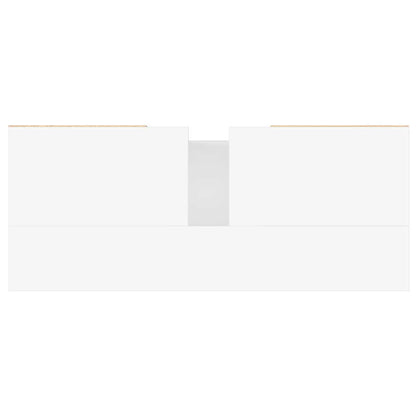 Bathroom Cabinet White 80x33x60 cm Engineered Wood