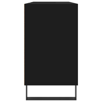 Bathroom Cabinet Black 80x33x60 cm Engineered Wood