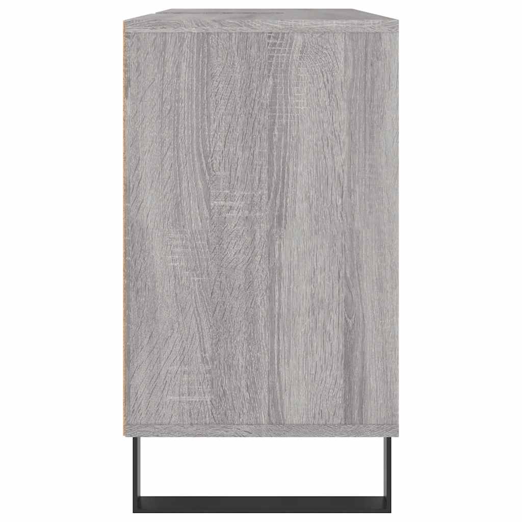 Bathroom Cabinet Grey Sonoma 80x33x60 cm Engineered Wood