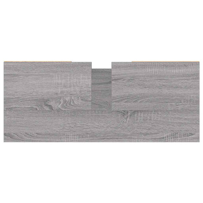 Bathroom Cabinet Grey Sonoma 80x33x60 cm Engineered Wood