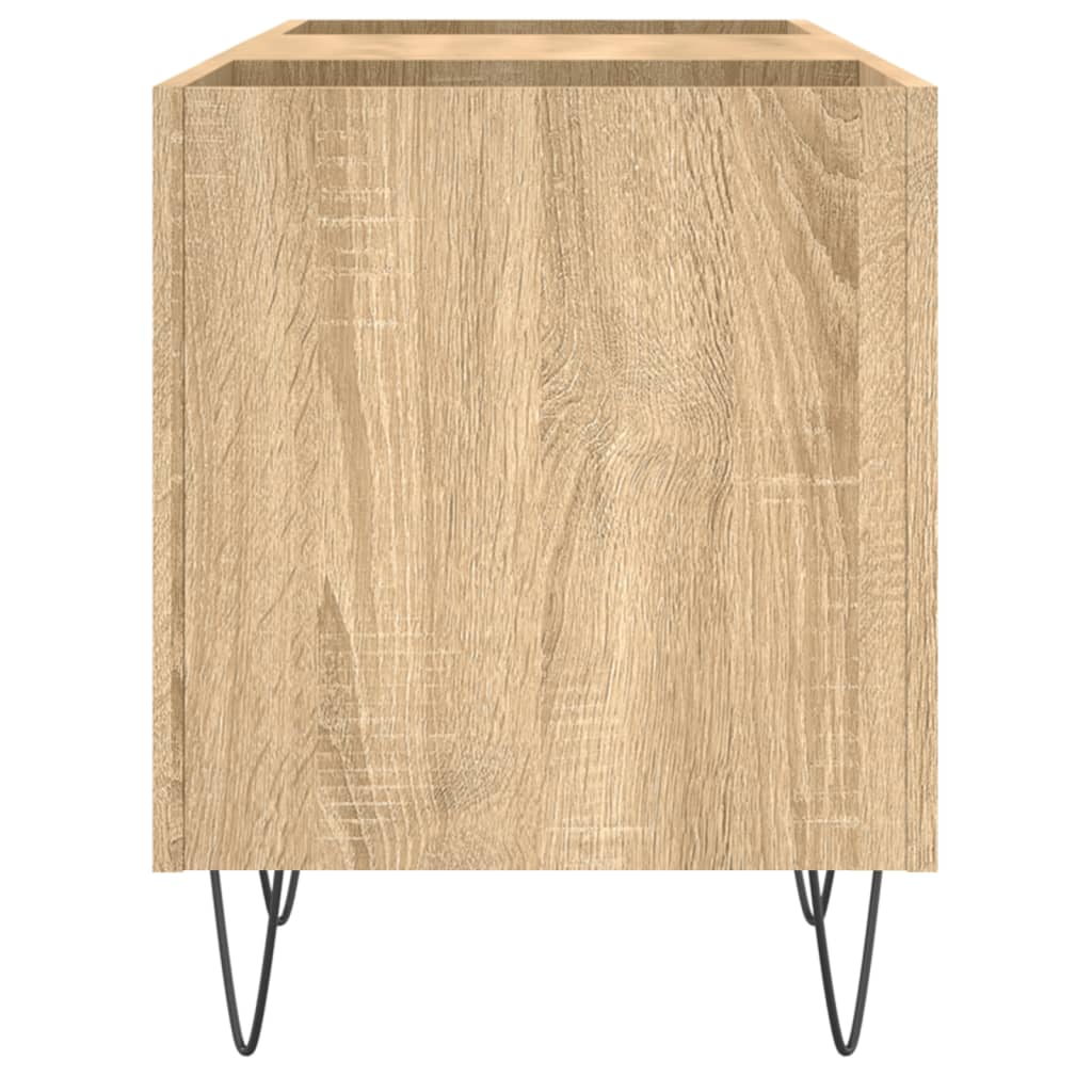 Record Cabinet Sonoma Oak 121x38x48 cm Engineered Wood