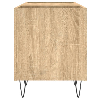 Record Cabinet Sonoma Oak 121x38x48 cm Engineered Wood