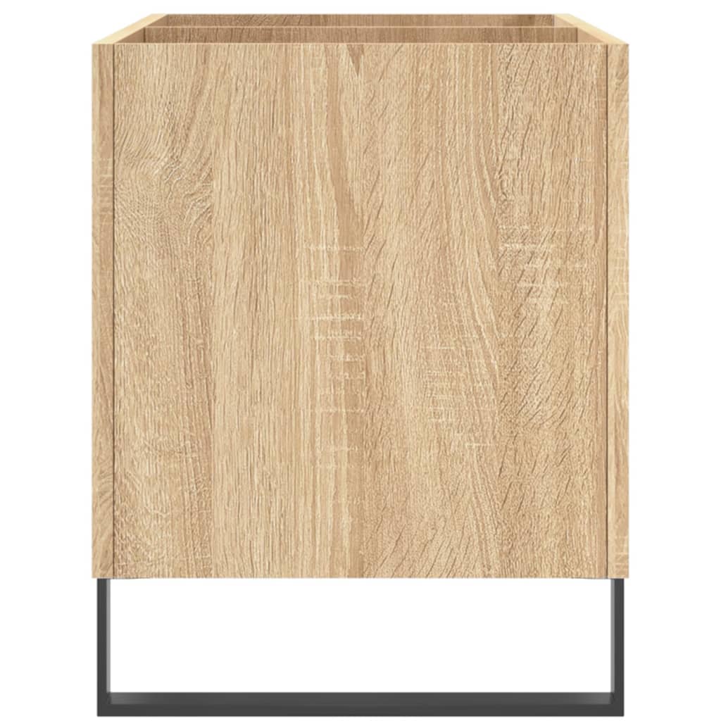 Record Cabinet Sonoma Oak 74.5x38x48 cm Engineered Wood