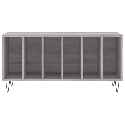 Record Cabinet Grey Sonoma 100x38x48 cm Engineered Wood