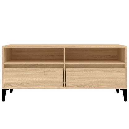 TV Cabinet Sonoma Oak 100x34.5x44.5 cm Engineered Wood