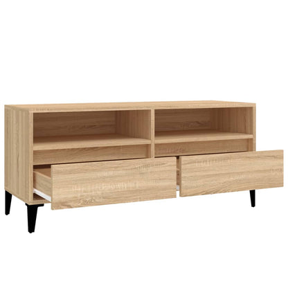TV Cabinet Sonoma Oak 100x34.5x44.5 cm Engineered Wood