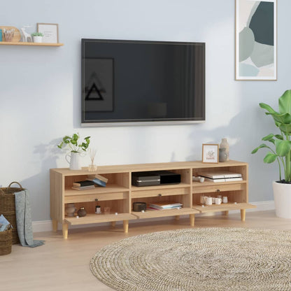 TV Cabinet Sonoma Oak 150x30x44.5 cm Engineered Wood