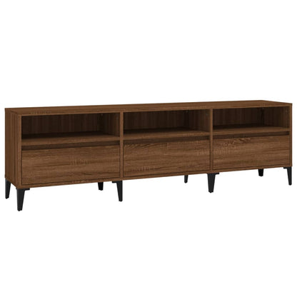 TV Cabinet Brown Oak 150x30x44.5 cm Engineered Wood
